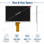 Innolux AT070TN92 7 Inch 800x480 RGB / TTL TFT LCD Panel