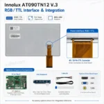 Innolux AT090TN12 V.3 9 Inch 800x480 RGB / TTL TFT LCD Panel
