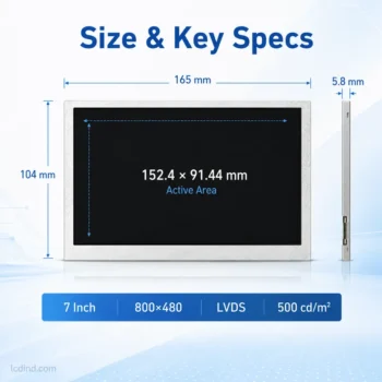 Innolux G070ACE-LH3 7 Inch 800x480 LVDS TFT LCD Panel