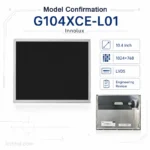Innolux G104XCE-L01 10.4 Inch 1024x768 LVDS TFT LCD Panel