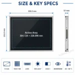Innolux G150XNE-L01 15 Inch 1024x768 LVDS TFT LCD Panel