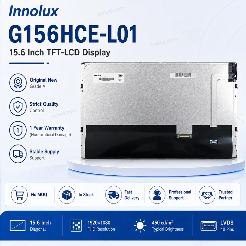 Innolux G156HCE-L01 15.6 Inch 1920x1080 LVDS TFT LCD Panel5_Industrial TFT LCD Display Innolux G156HCE-L01 15.6 Inch 1920x1080 LVDS TFT LCD Panel