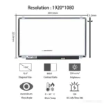 BOE NV156FHM-N42 15.6 Inch 1920x1080 TFT LCD Panel
