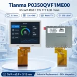 Tianma P0350QVF1ME00 3.5 Inch 320x240 RGB / TTL TFT LCD Panel
