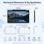 Tianma TL070FVXS02 7 Inch 1920x1080 eDP TFT LCD Panel