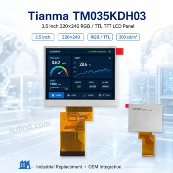 Tianma TM035KDH03 3.5 Inch 320x240 RGB / TTL TFT LCD Panel