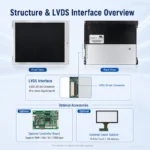 Tianma TM084SDHG01-02 8.4 Inch 800x600 LVDS TFT LCD Panel