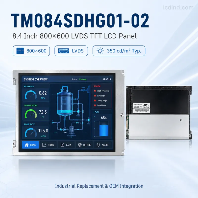 Tianma TM084SDHG01-02 8.4 Inch 800x600 LVDS TFT LCD Panel5_Industrial TFT LCD Display Tianma TM084SDHG01-02 8.4 Inch 800x600 LVDS TFT LCD Panel