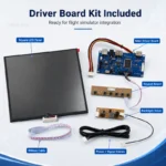 11.5 Inch 800x800 High Brightness Square TFT LCD with LVDS Driver Board