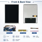 12 Inch 1200×1600 High-Brightness LVDS Flight Simulator LCD Module